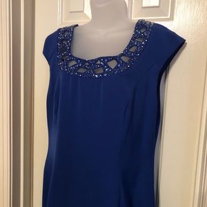 Royal Blue Alex Evenings Cocktail Dress